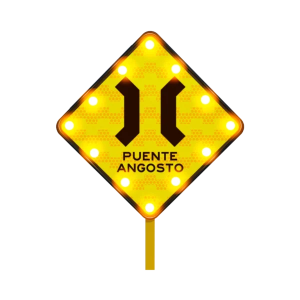 Puente Angosto Señal Solar 71x71 cm