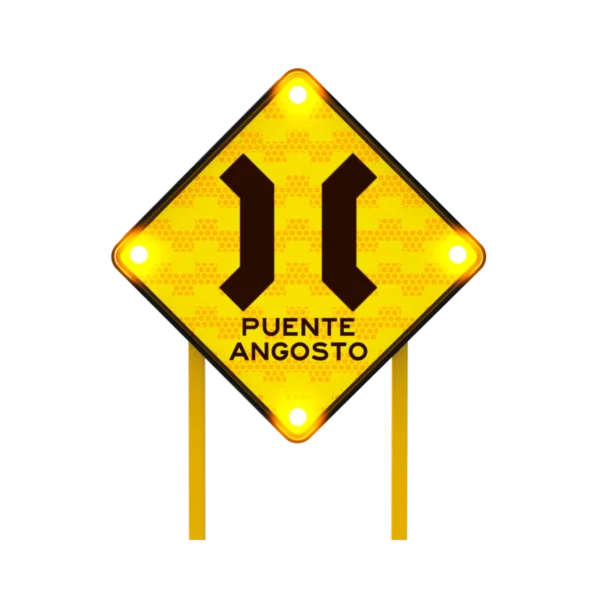 Puente Angosto Señal Solar 86x86 cm