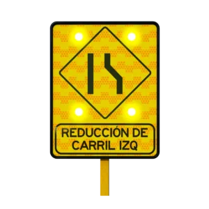 señal Reducción de Carril