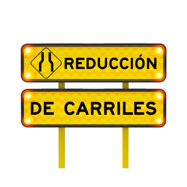 Reducción de Carriles Solar 122x30 cm
