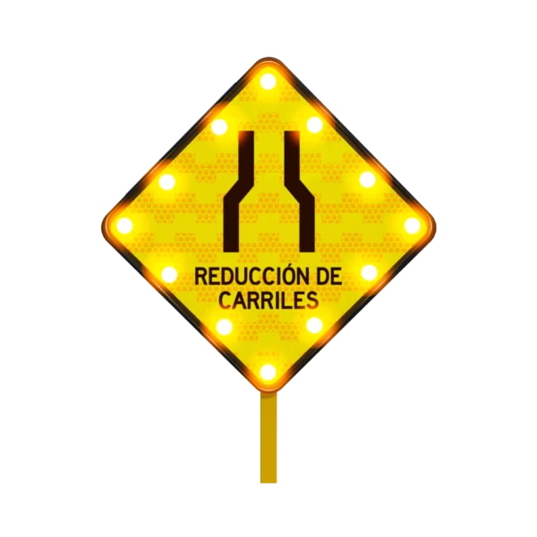 Reducción de Carriles Solar 71x71 cm