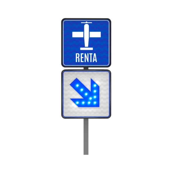 Renta de Aviones Privados Solar 61x61 cm