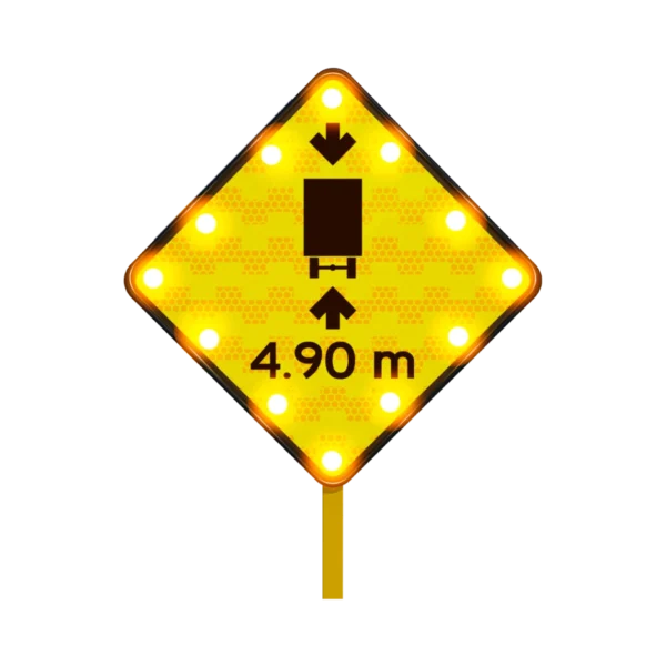 Señal de Altura Máxima Solar 71x71 cm