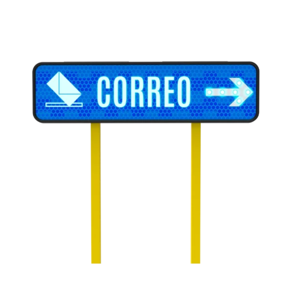 Señal de Correo Solar 122x30 cm
