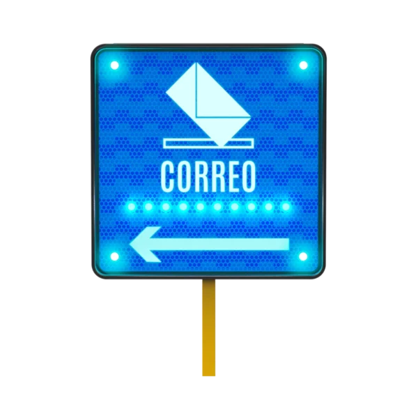 Señal de Correo Solar 68x68 cm