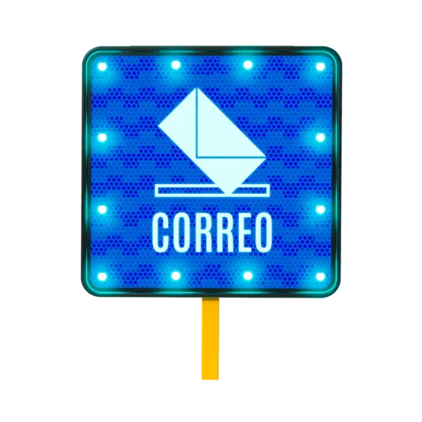 Señal de Correo Solar 71x71 cm