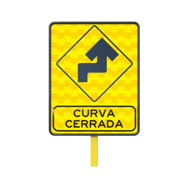 Señal de Curva Cerrada