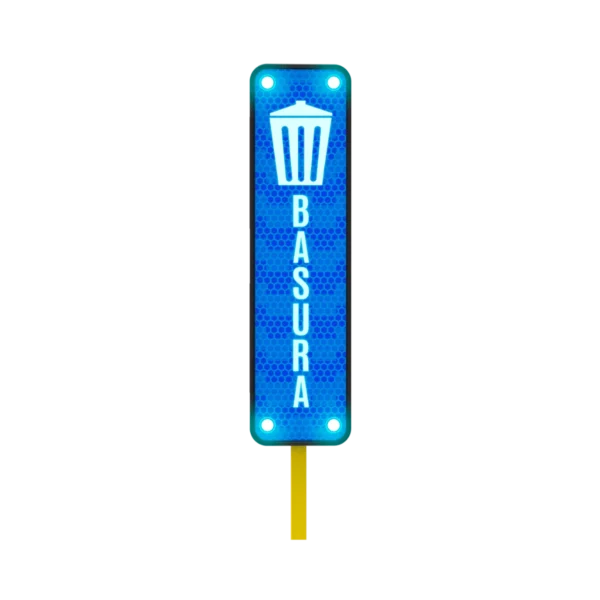 Señal de Depósito de Basura SIS-7 Solar 122x30 cm