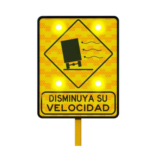 Señal de Disminuir la Velocidad