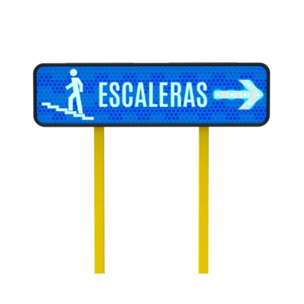 Señal de Escaleras Solar 122x30 cm