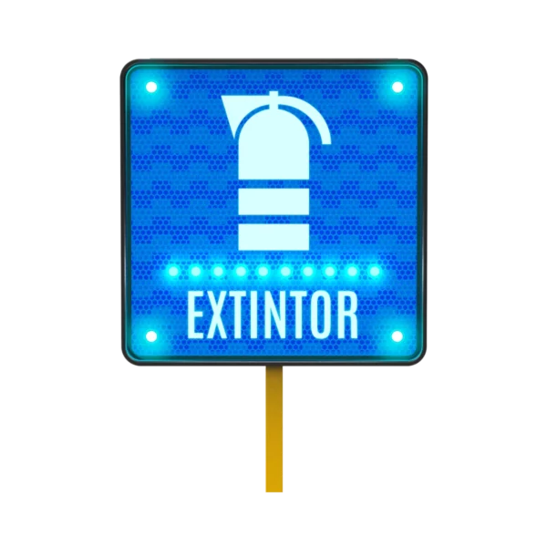 Señal de Extintor Solar 68x68 cm
