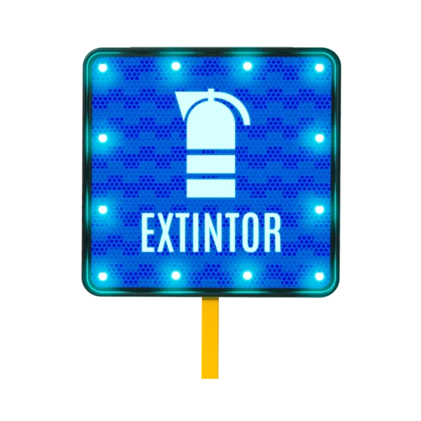 Señal de Extintor Solar 71x71 cm