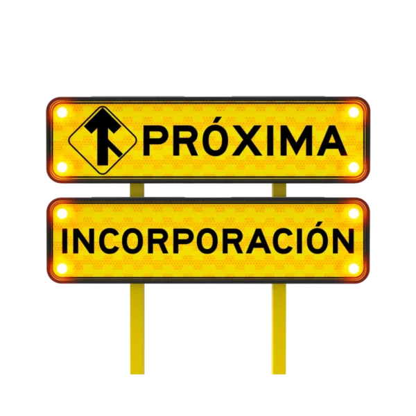 Señal de Incorporación del Tránsito SP-17 Solar 122x30 cm