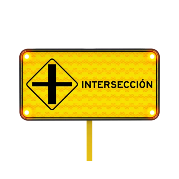 Señal de Intersección Solar 122x61 cm