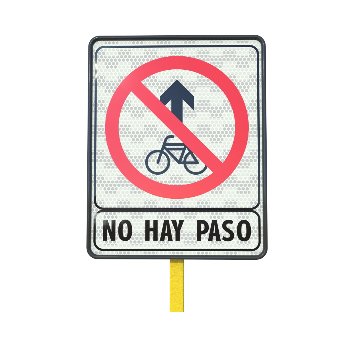 Señal de Prohibida la Circulación de Bicicletas SR-30