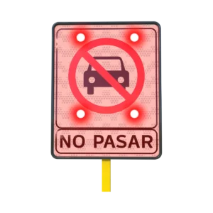 Señal de Prohibido el Paso a Vehículos