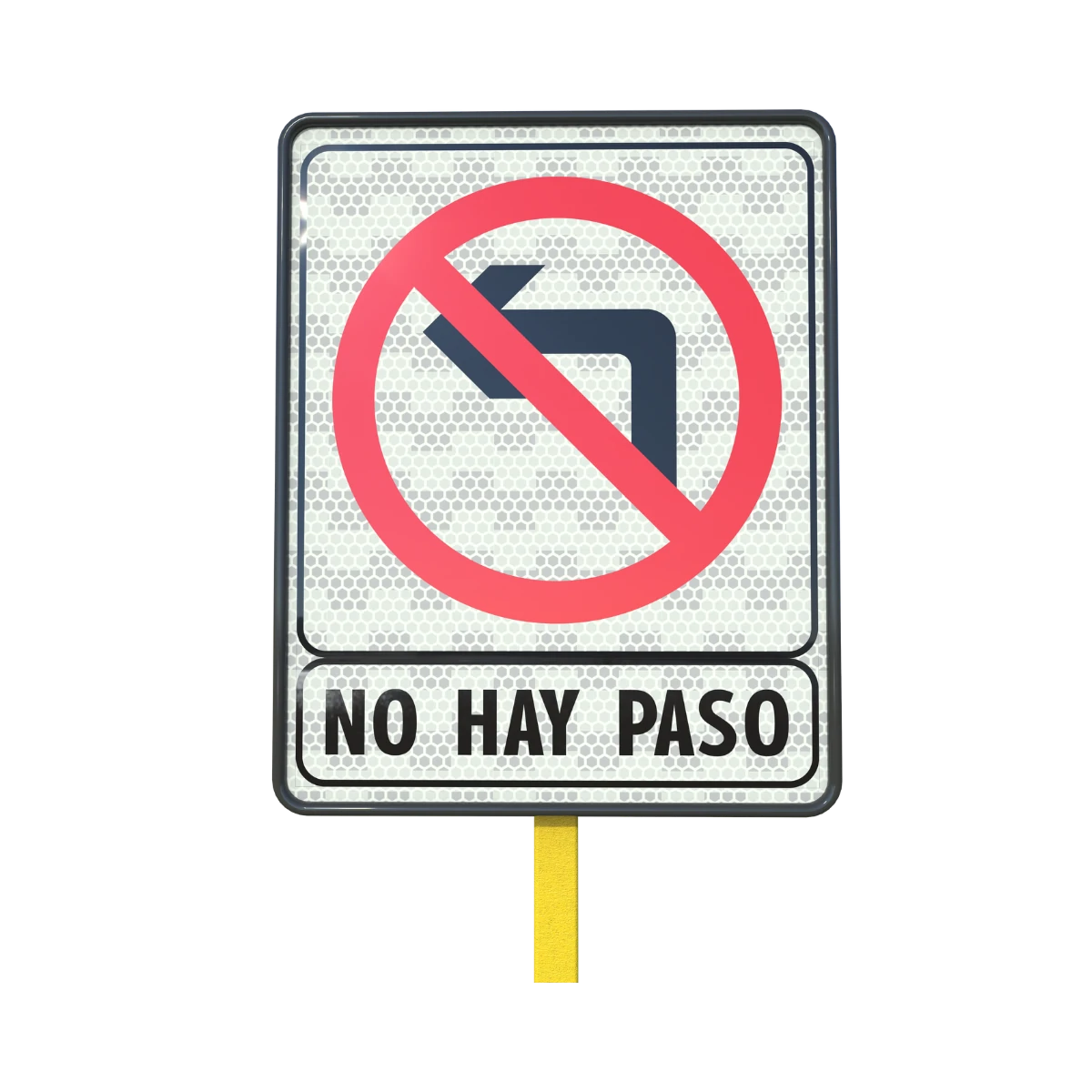 Señal de Prohibido Girar a la Izquierda