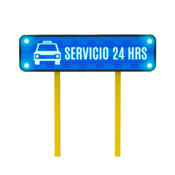 Señal de Taxi Solar 122x30 cm