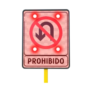 Señal Prohibido Girar en U