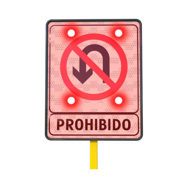 Señal Prohibido Girar en U