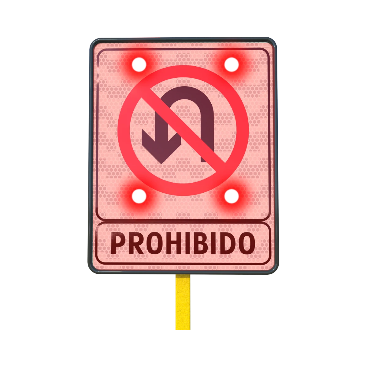 Señal Prohibido Girar en U