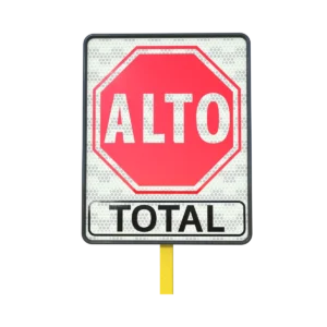 Señalamiento de Alto Total