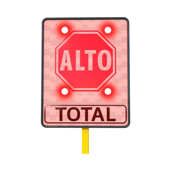 Señalamiento de Alto Total