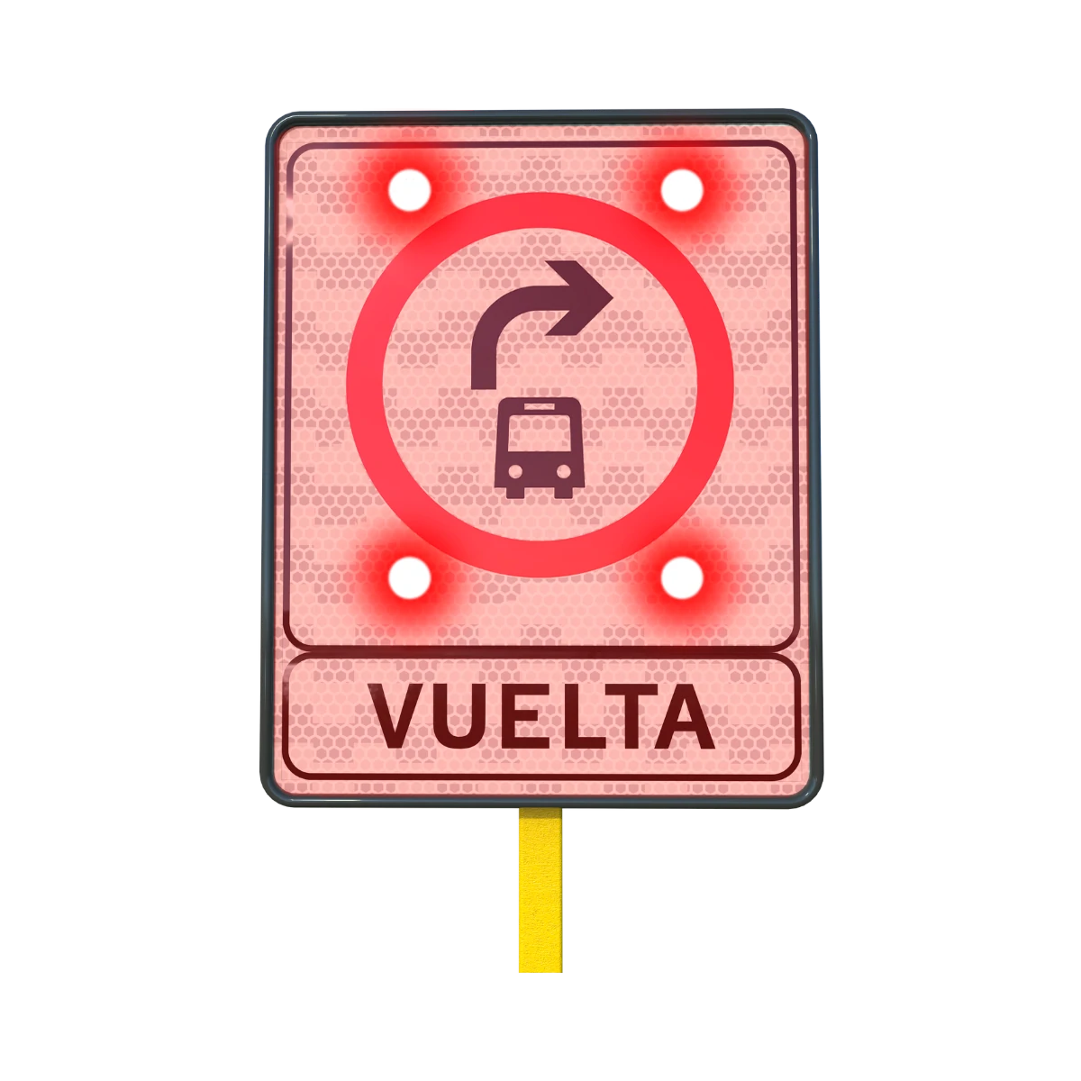 Señalamiento de Vuelta a la Derecha