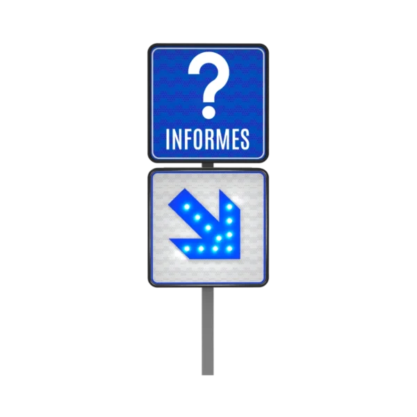 Señalamiento Informativo Vial Solar 61x61 cm