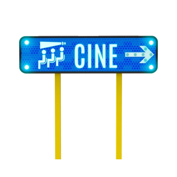 Señales de Cine Solar 122x30 cm