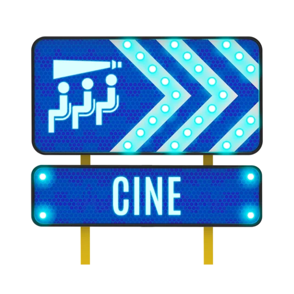 Señales de Cine Solar 122x61 y 122x30 cm