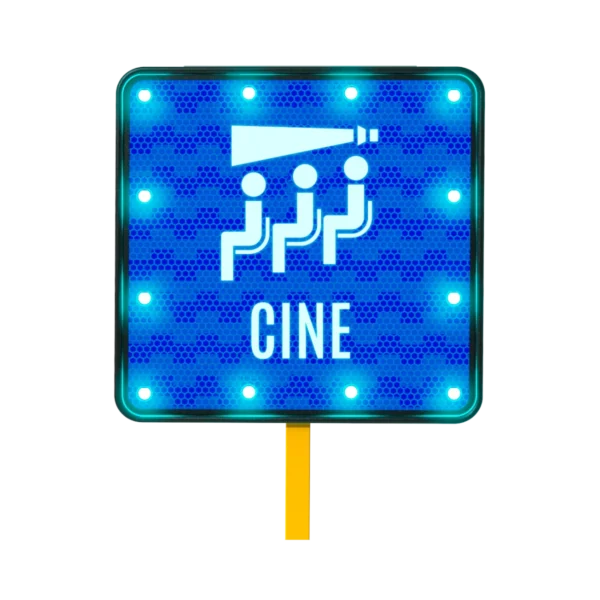 Señales de Cine Solar 71x71 cm