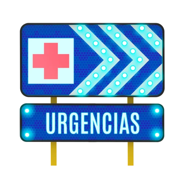 Señales de Urgencia Solar 122x61 y 122x30 cm
