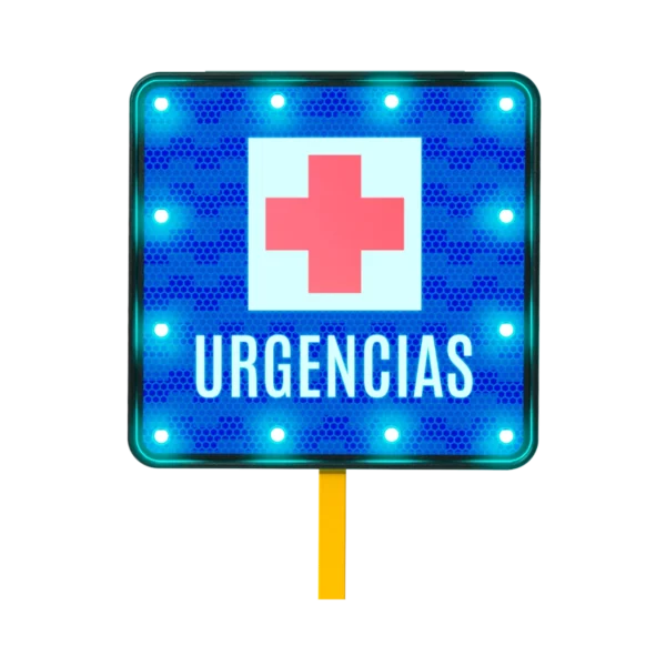 Señales de Urgencia Solar 71x71 cm