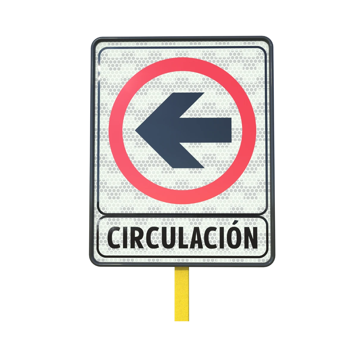 Señal Sentido de Circulación (izquierda)