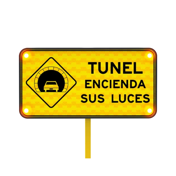 Túnel Vehicular Señal Solar 122x61 cm