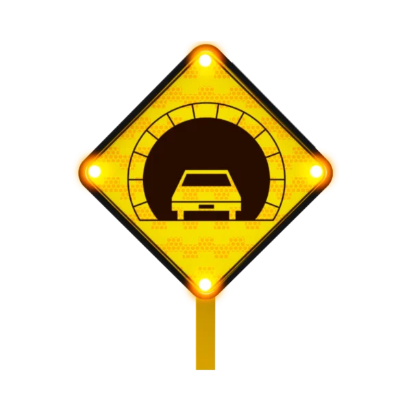 Tunel Vehicular Señal Solar 45x45 cm