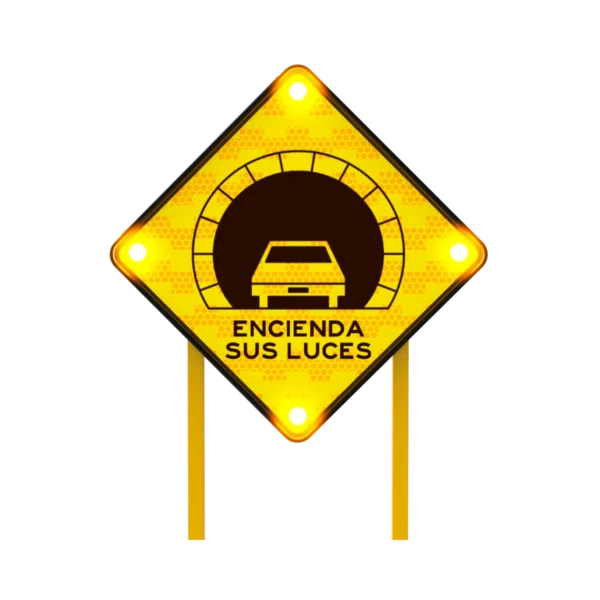 Túnel Vehicular Señal Solar 86x86 cm