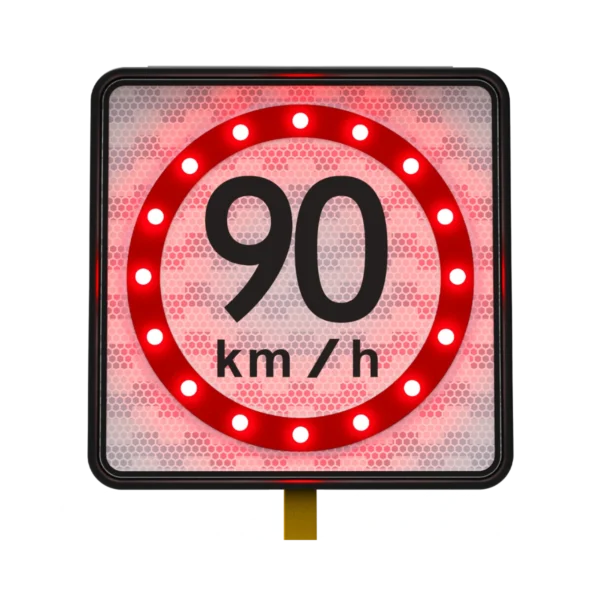 Velocidad Máxima 90 Km H Solar 61x61 cm