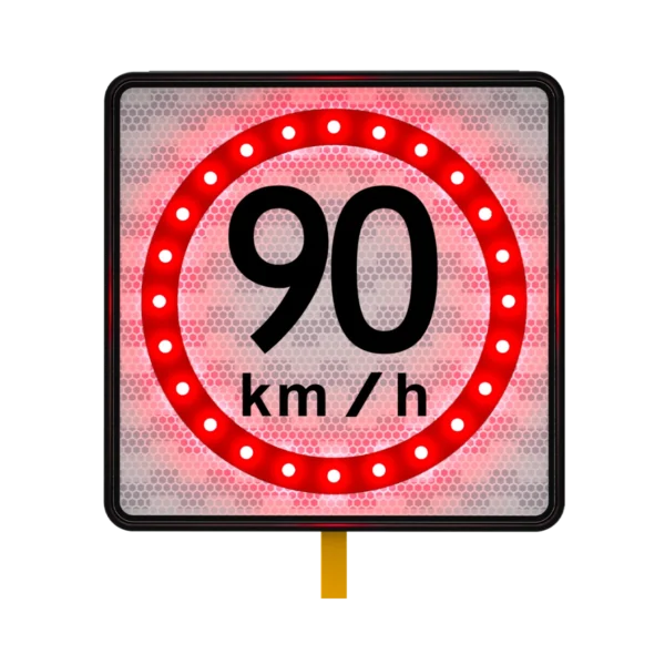 Velocidad Máxima 90 Km H Solar 86x86 cm