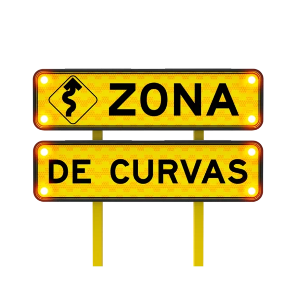 Zona de Curvas Señal Solar 122x30 cm