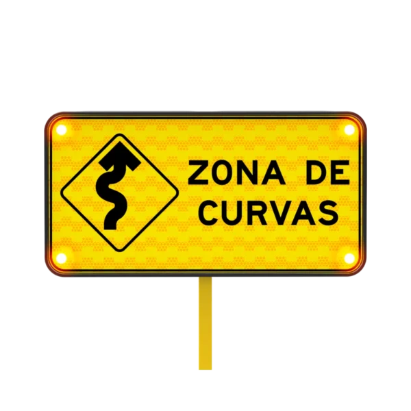 Zona de Curvas Señal Solar 122x61 cm
