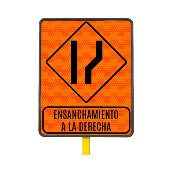 Ampliación de Camino Señal 61x76 cm