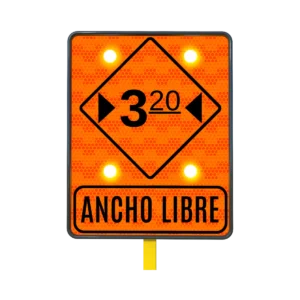 Ancho Libre Señal de Tránsito Solar 61x76 cm