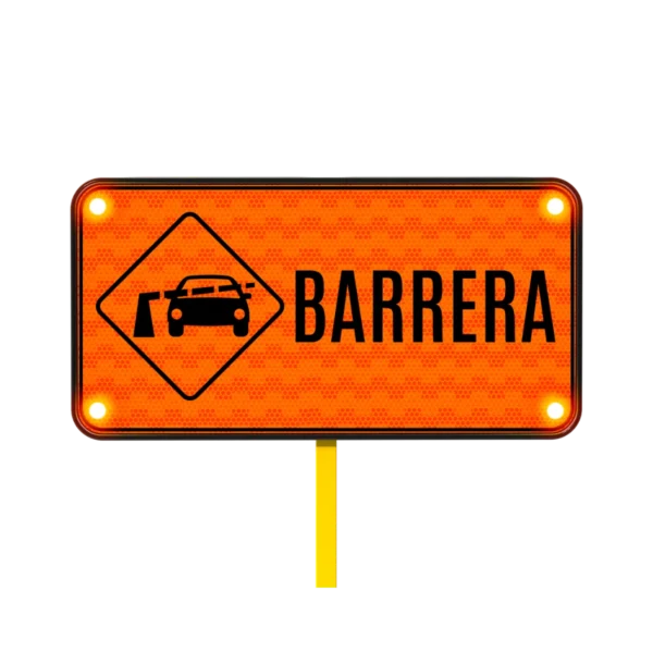 Barrera Señal de Tránsito Solar 122x61 cm