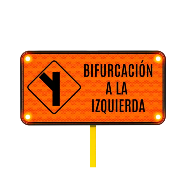 Bifurcación a la Izquierda Solar 122x61 cm