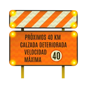 Calzada Señal Solar 122x30 y 122x61 cm