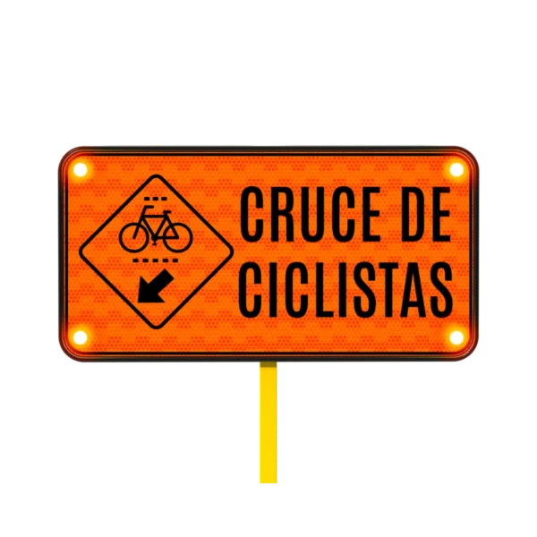 Cruce de Ciclistas Solar 122x61 cm