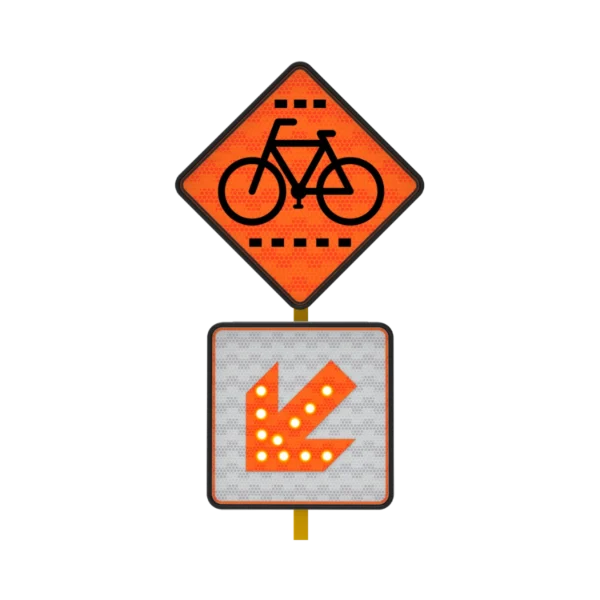 Cruce de Ciclistas Solar 61x61 cm