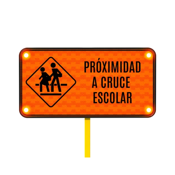 Cruce Escolar Señal Solar 122x61 cm